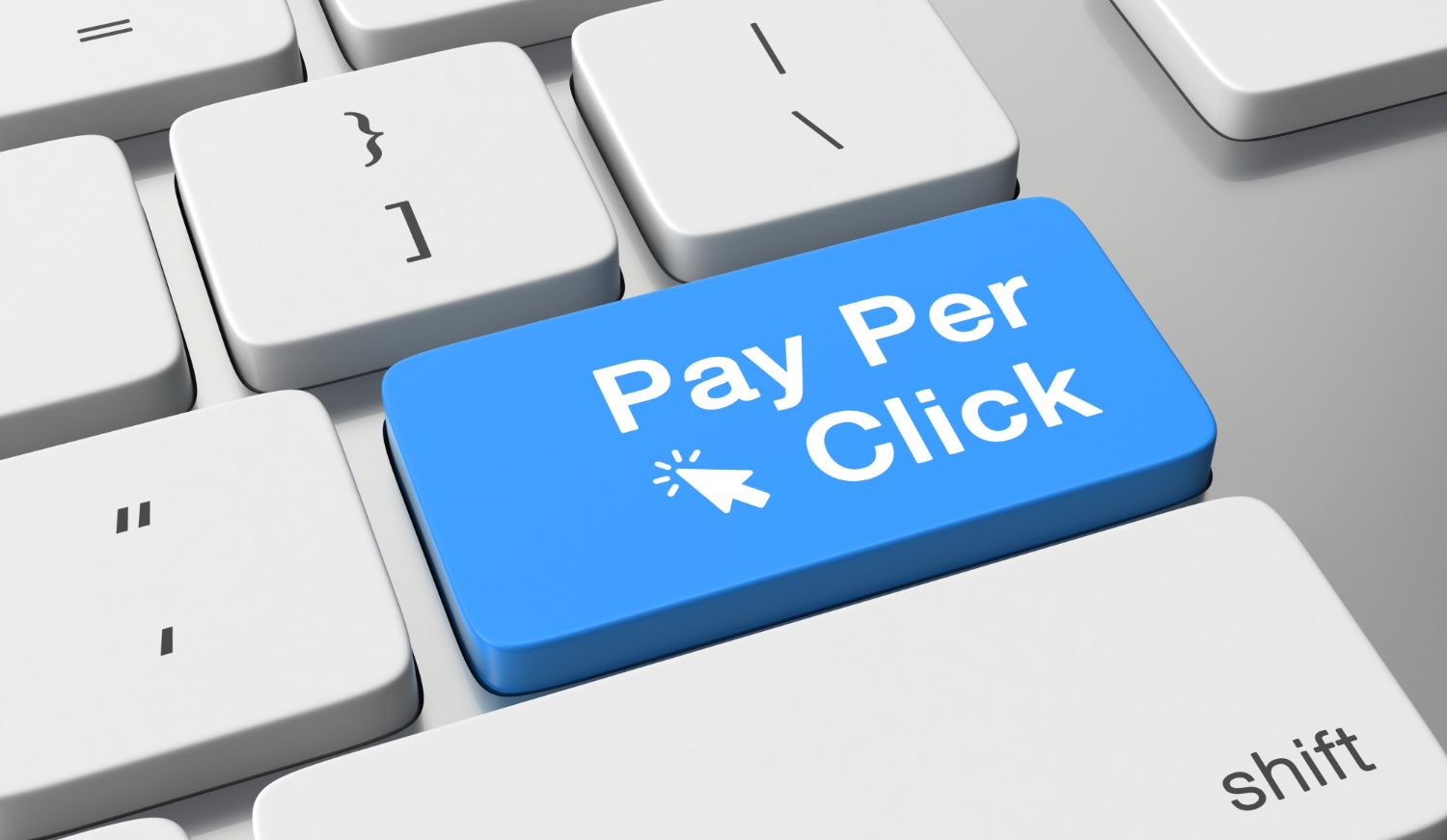 Pay-per-click advertising strategy displayed on a computer screen with keyword research and ad metrics.